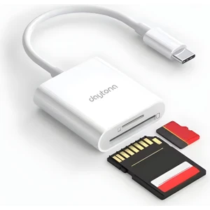 NK1023 2'si 1 Arada Telefon ve Pad Için Type-C’den Sd Karta Otg Sd/tf Bellek Dönüştürücü  Tak Çalıştır Kart Okuyucu