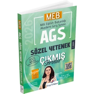 Dizgi Kitap 2026 Meb-Ags Sözel Yetenek Çıkmış Sorular Çözümlü - Gizem Ural Dizgi Kitap