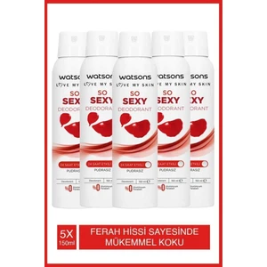 So Sexy Deodorant Deodorant Sprey Pudrasız 5x150ml
