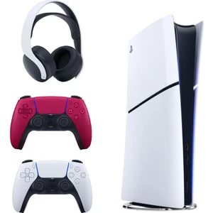 Playstation 5 Slim Ithalatçı  + 2.  Kırmızı Dualsense + Pulse 3D Kablosuz Kulaklık