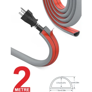 Esnek Kablo Kanalı Gri / GT-KK10