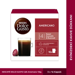 Dolce Gusto Coffee Americano 16 Kapsül x 3 Paket