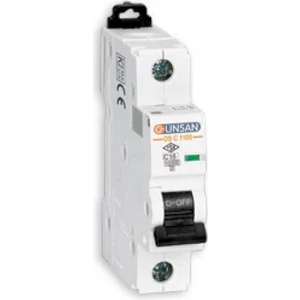 Günsan Elektrik Monofaze 1X25A B Tipi Otomatik Sigorta 6ka Gün-Os3 B160-25