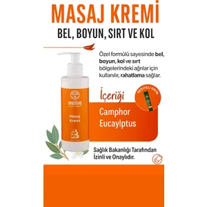 Masaj Kremi 200 ml – Okaliptus & Kafur

