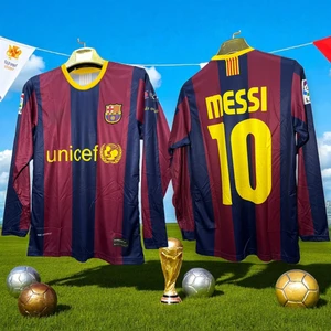 Bite Nose Efsane 09/10 Barcelona Messi Uzun Kollu Halı Saha Forma