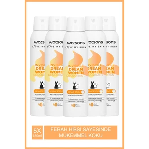 Invisible Dream Pudralı Deodorant Sprey 5x150ml
