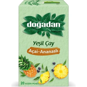 Yeşilçay Açai Ananas Bitki Çayı 20li