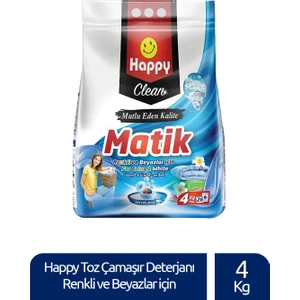 Clean Toz Çamaşır Deterjanı Renkli ve Beyazlar Için 4 kg