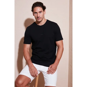 Pamuklu Baskılı Regular Fit Bisiklet Yaka T Shirt Erkek T Shirt 59020205