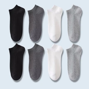 8 Çift Derbi Detaylı Patik Çorap Set