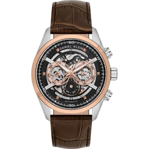 Daniel Klein DK.1.14016-5 Otomatik Mekanizma 3 Atm Suya Dayanıklı Kahverengi   Erkek Kol Saati