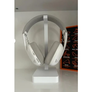 Gamer Kulaklık Standı - Dekoratif Kulaklık Tutucu Beyaz 24CM