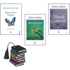 Kemal Sayar - Ruhun Derin Yaraları - Merhamet - Olmak Cesareti - 3 Kitap Set
