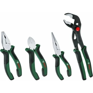 Bosch Pense Seti 4 Parça (Kargaburun, Yan Keski, Pense, Boru Anahtarı)