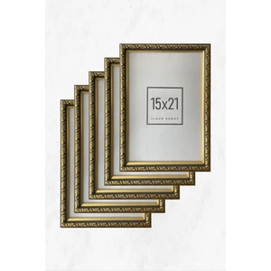 A5 Boyutunda (15X21 Cm) Desenli Çerçeve Beş Adet