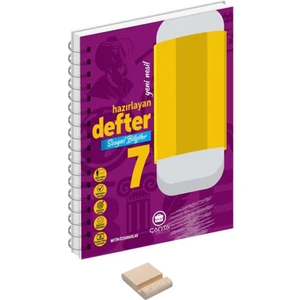 Çanta Yayınları 7. Sınıf Sosyal Bilgiler Hazırlayan Defter ve Telefon Tutucu