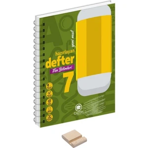 Çanta Yayınları 7. Sınıf Fen Bilimleri Hazırlayan Defter ve Telefon Tutucu