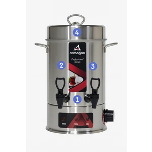 Hediye Kişiselleştirilebilir Lazer Yazı Kazıma Büyük Boy Çay Makinesi & Çay Otomatı 160 Bardak