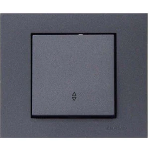 Ovivo Grano Füme Vavien Anahtar + Çerçeve Dahil - 1 Adet