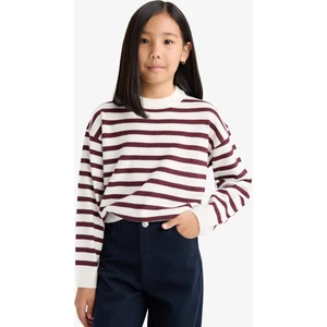 Kız Çocuk Standart Fit Bisiklet Yaka Triko Kazak C6903A825AU