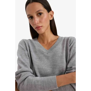 Relax Fit V Yaka Triko Kazak C4024AX25WN