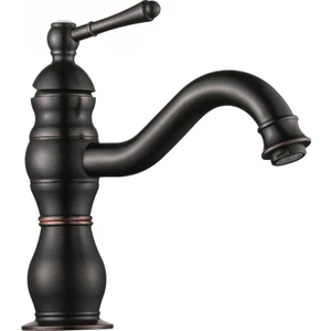 Fkn Royal Kısa Siyah Lavabo Bataryası