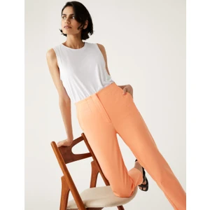 Marks & Spencer Slim Fit Yüksek Bel Pantolon