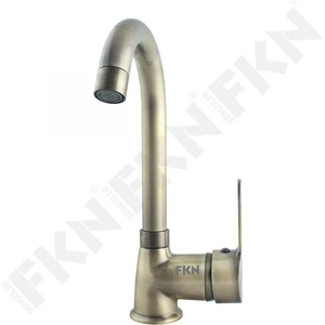 Fkn Delta Mix Kuğu Antik Lavabo Bataryası