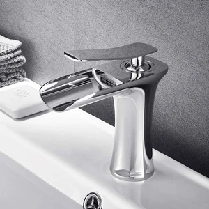 Şelale Kısa Krom Lavabo Bataryası