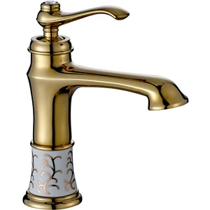 Fkn Victoria Mix Kısa Altın Lavabo Bataryası