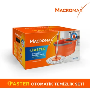 Faster Yeni Nesil Otomatik Temizlik Seti Pratik Kolay Sıkma Döner Başlık