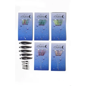 İstavrit Kurşunlu Fırdöndülü Set 5'li Paket 8-9-10 Nolu İğne ve Mavruka