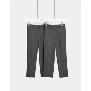 Marks & Spencer 2'li Slim Fit Okul Pantolonu (2-18 Yaş)