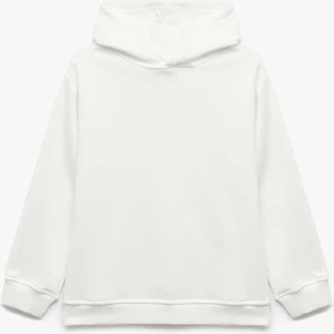 Oversize Şardonlu Uzun Kollu Basic Kapşonlu Sweatshirt