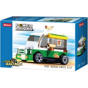 Power Bricks Çek Bırak Hotdog Car