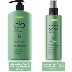 Dp Daily Perfection Şampuan Biberiye Özlü 425 ml x Saç Bakım Toniği Biberiye Özlü 180 ml
