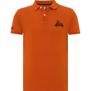 Routefield Pax Erkek Turuncu Polo Tişört
