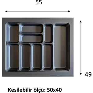 Royaleks Group 55 X 49 Cm Eco Lüks Modüler Kaşıklık
