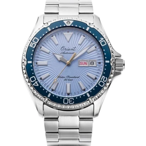 Mako 3 RA-AA0823L39B Otomatik Çelik Gri Mavi Kadran Safir Cam 20 Atm 42 mm Erkek Kol Saati