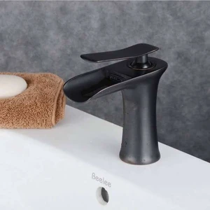 Fkn Şelale Lavabo Bataryası Antik Siyah