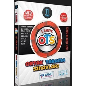Yanıt Yayınları  11. Sınıf 1. Yarıyıl Ortak Tarama Sınavları Eşit Ağırlık Sözel