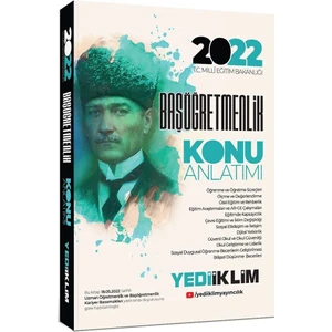 Yediiklim Yayınları MEB Öğretmenlik Kariyer Basamakları Başöğretmenlik Konu Anlatımı