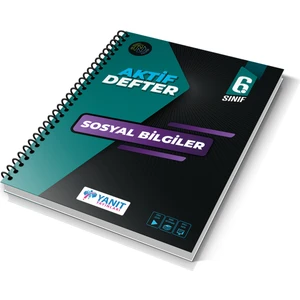 Yanıt Yayınları  6. Sınıf Sosyal Bilgiler Aktif Defter