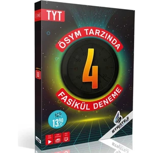 Strateji Yayınları  Tyt 4 Fasikül Deneme Video Çözümlü