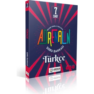 Adrenalin Yayınları 7. Sınıf Türkçe Soru Bankası Adrenalin Yayınları