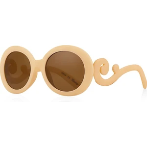 Kız Çocuğu Güneş Gözlüğü Çerçeve Rengi Buğday Sarı Ürün Kodu: 4016