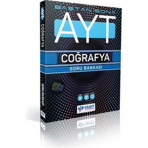 Yanıt Yayınları  AYT Baştan Sona Coğrafya Soru Bankası