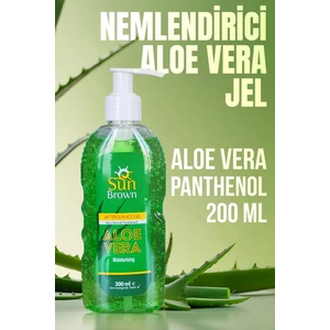 Sun Brown Serinletici Aloe Vera Özlü Güneş Sonrası Nemlendirici Jel 200 Ml