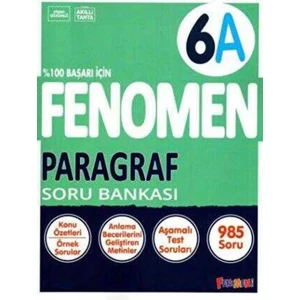 6.sınıf Paragraf (A) Soru Bankası