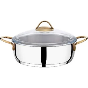 Öncü Paslanmaz Çelik 30 cm Basık Tencere